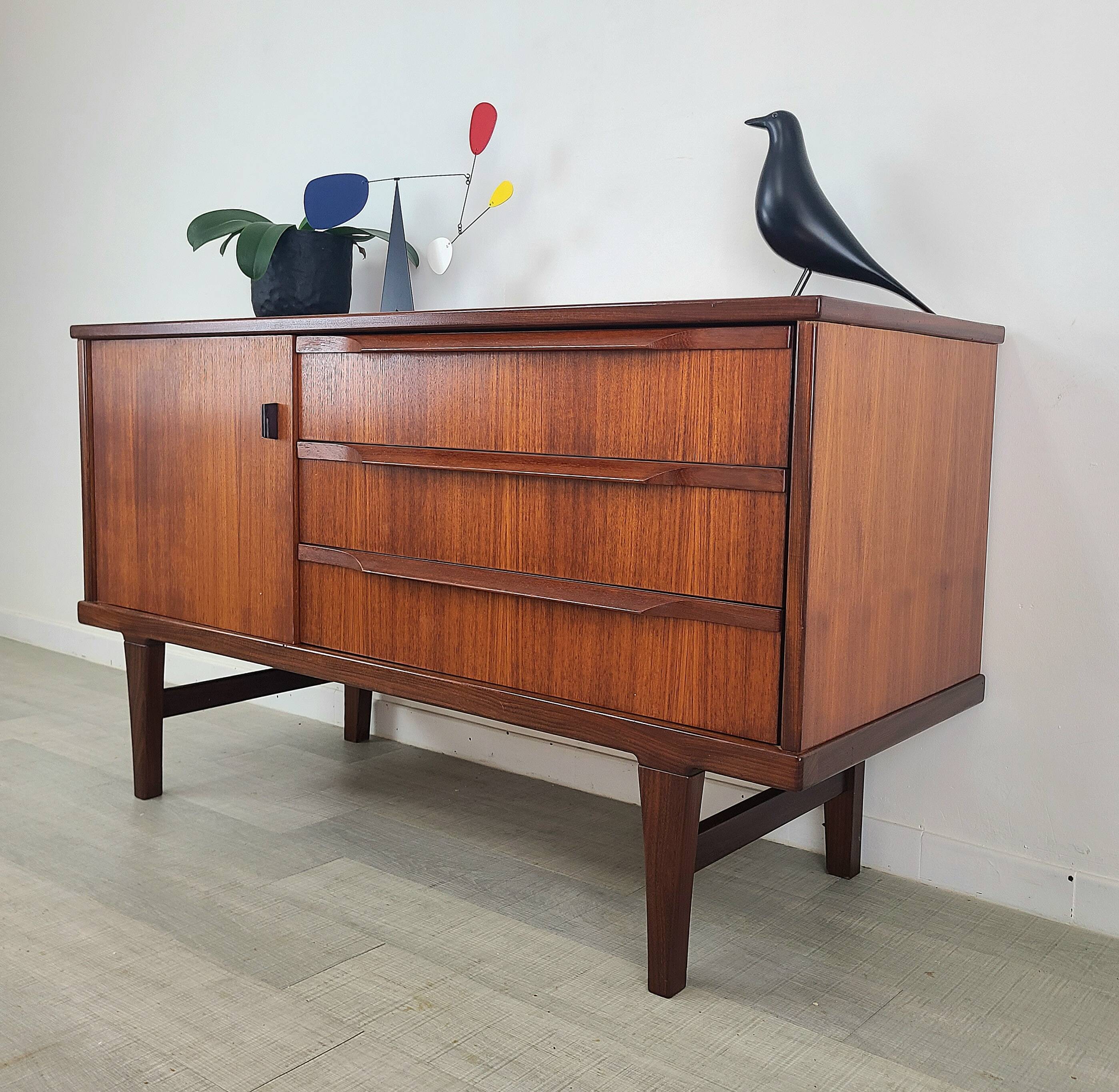 Scandinavian teak sideboard vintage 1960s