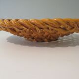 Woven ceramic fruit cup, early twentieth century