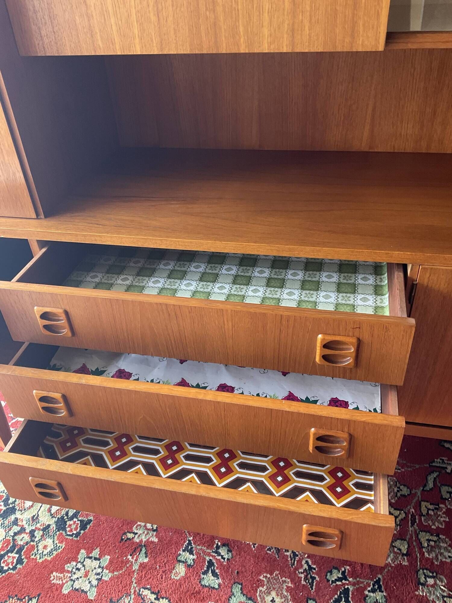 Buffet Enfilade Scandinavian bright bar from the 60s