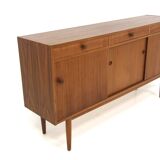 Scandinavian walnut sideboard, Hugo Troeds, Bjärnum, Sweden, 1960