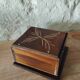 Vintage cigarette holder – Solid wood – 1950s–70s – Modernist style