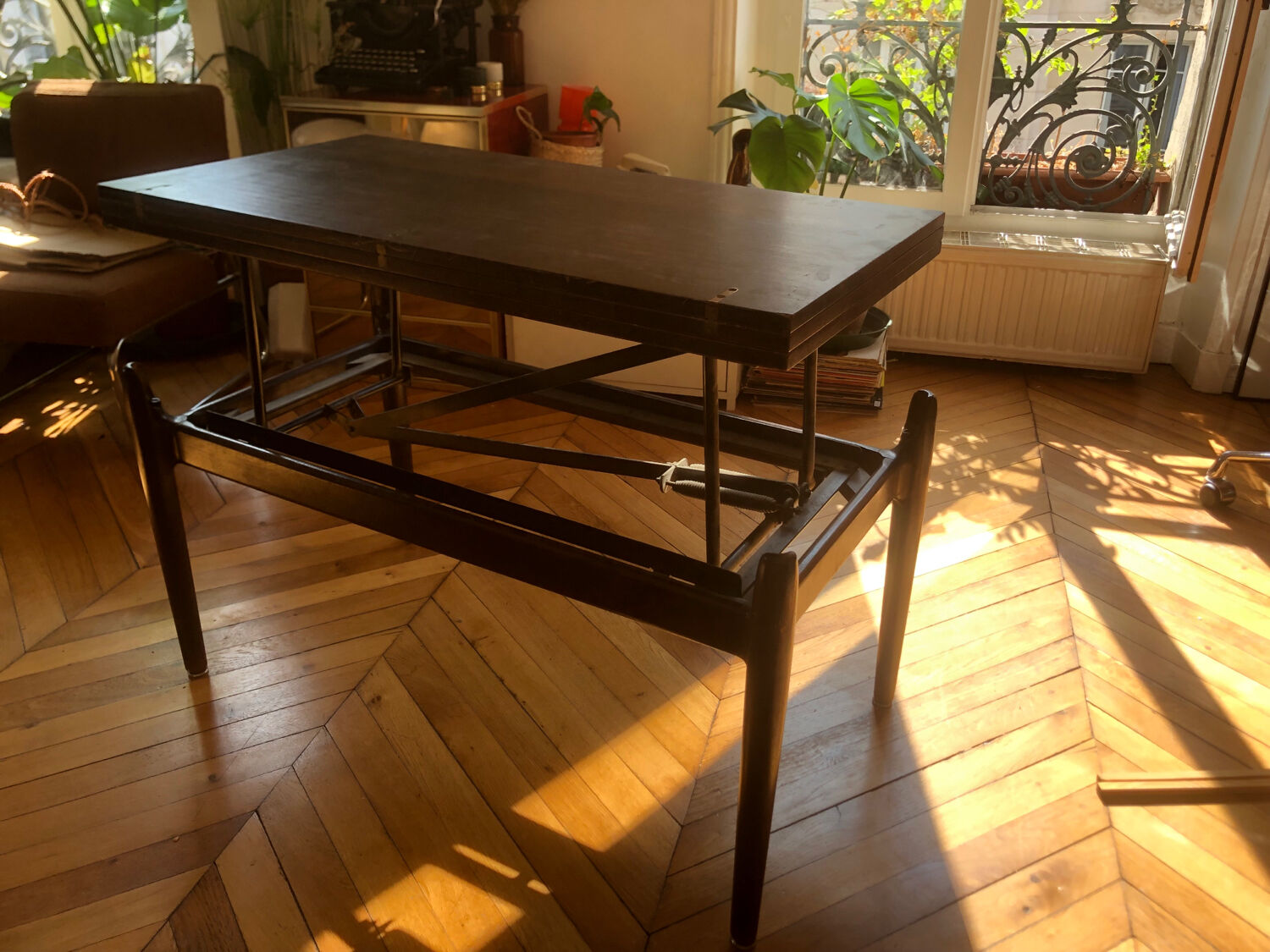 Table basse modulable de albert ducrot, et éditée par ducal 1950