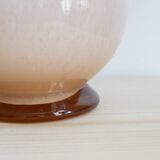 Art Deco pink opaline lamp