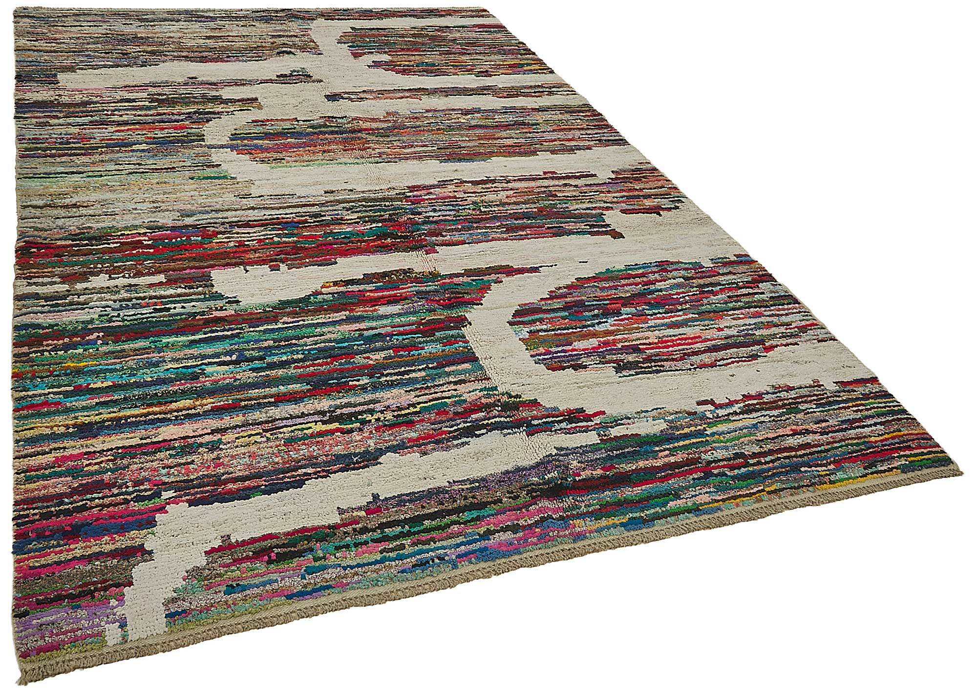 Handwoven Turkish Recycled Boho Rug 210 cm x 322 cm