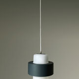 Philips suspension by Louis Kalff. Opaline and metal. 1960