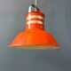 Suspension Space Age in orange/red metal