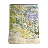 Vintage "Seine et Oise" school card 1960