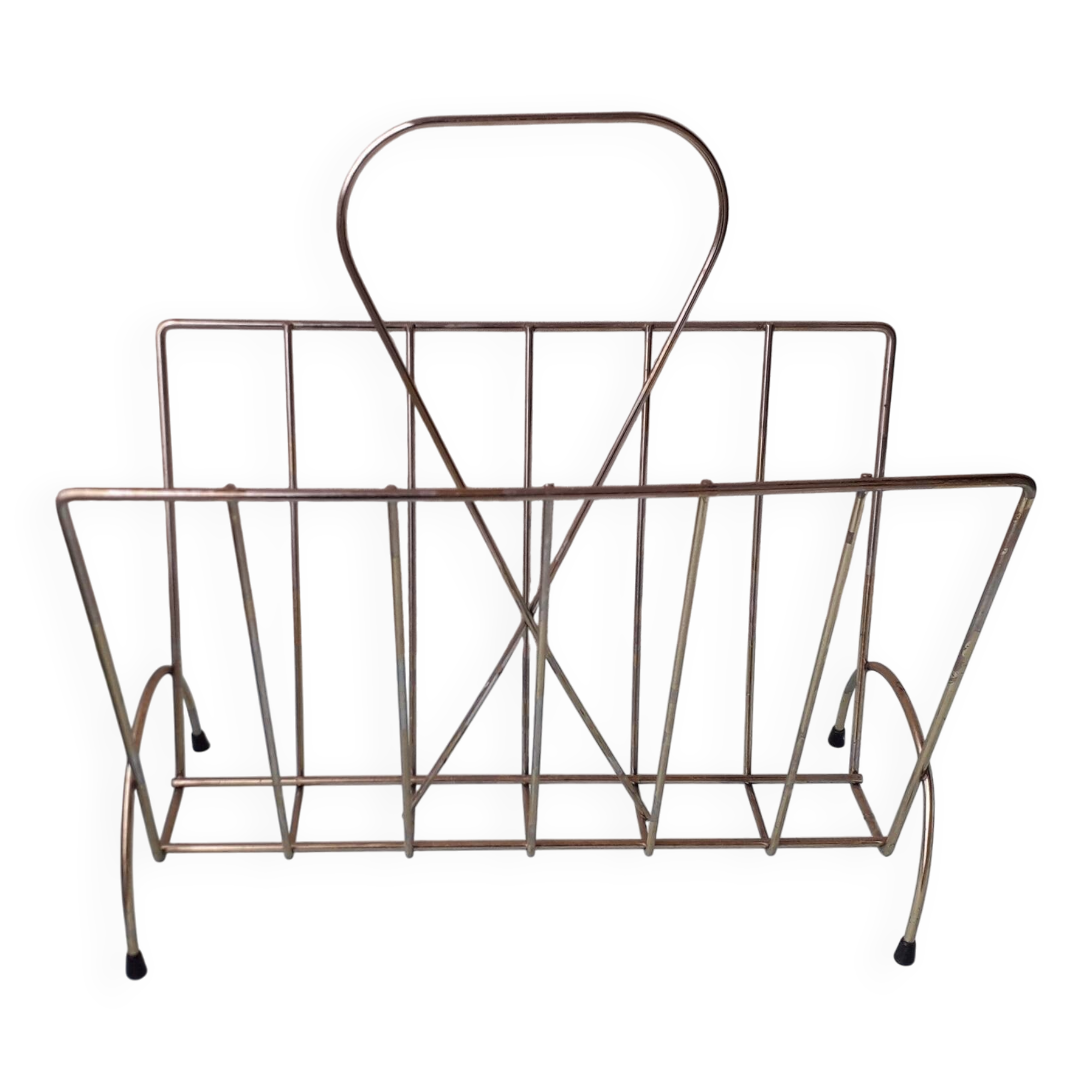 Metal magazine rack