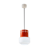 A small ceiling lamp, glass and metal, Napako, Czechoslovakia, 1970s