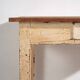 Antique white solid wood table (c.1920) #8