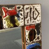 1960s ceramic mirror