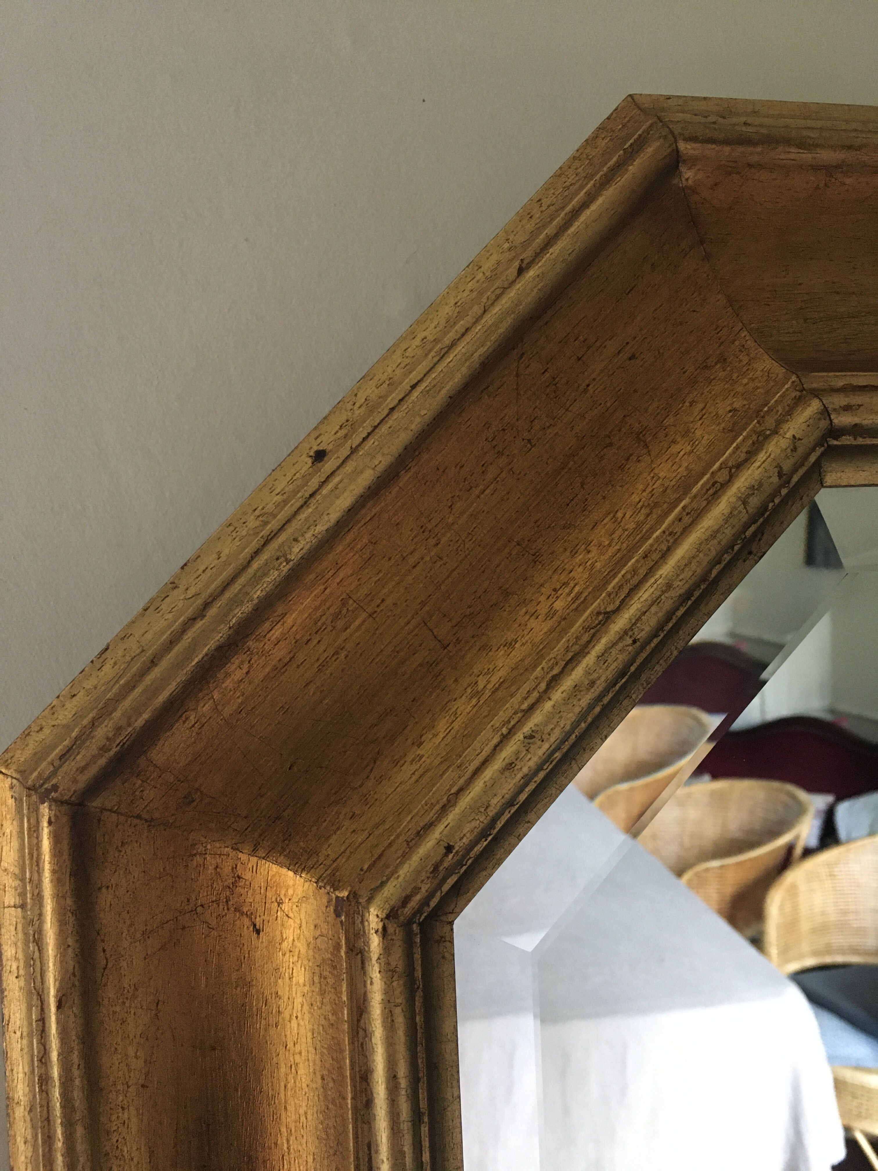 Octagonal mirror 78x58cm