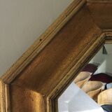 Octagonal mirror 78x58cm