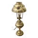 Art Nouveau style brass lamp