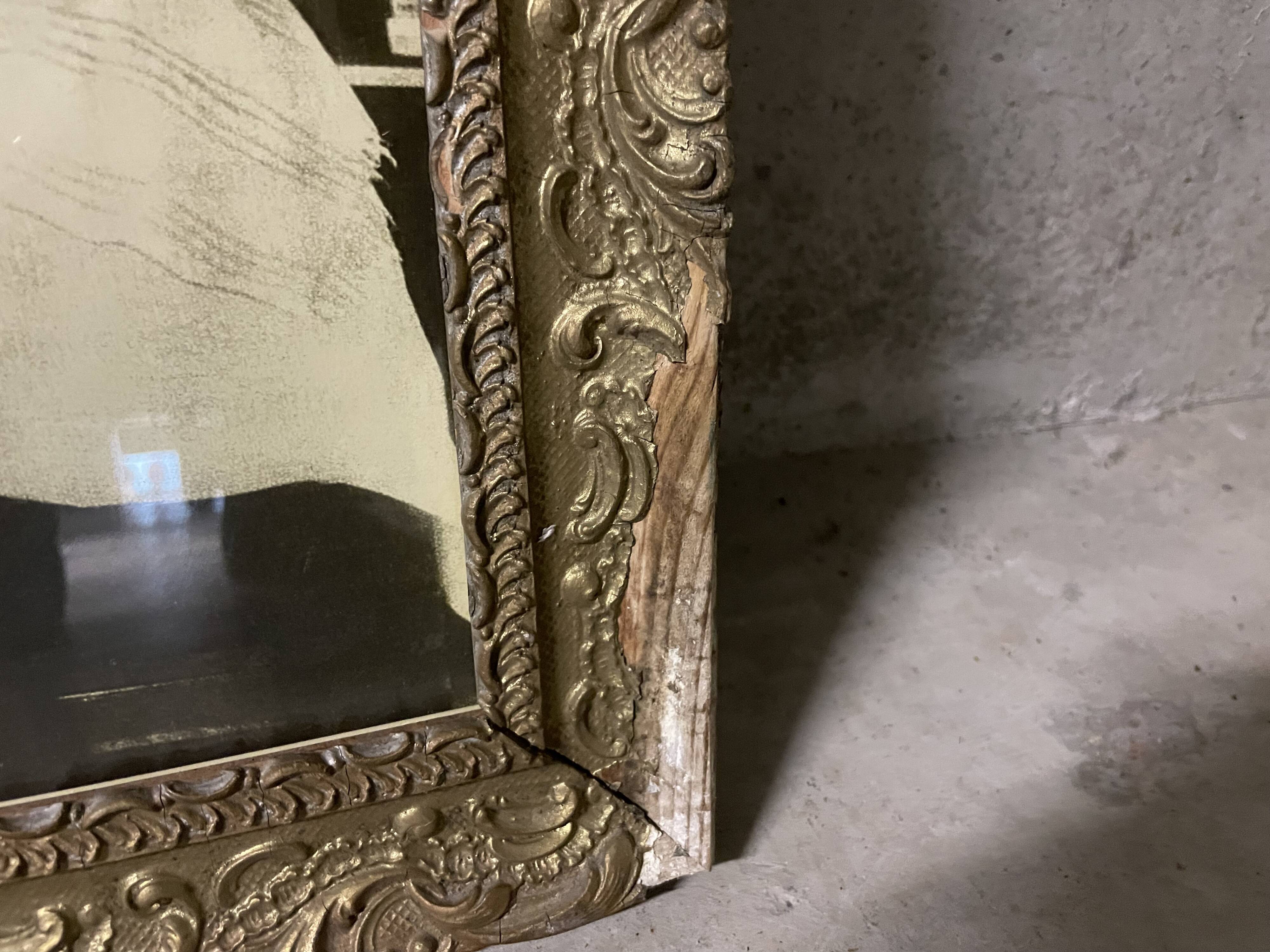 Old photo frame “the barbers”
