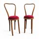 2 x rare bentwood side chair 1960s