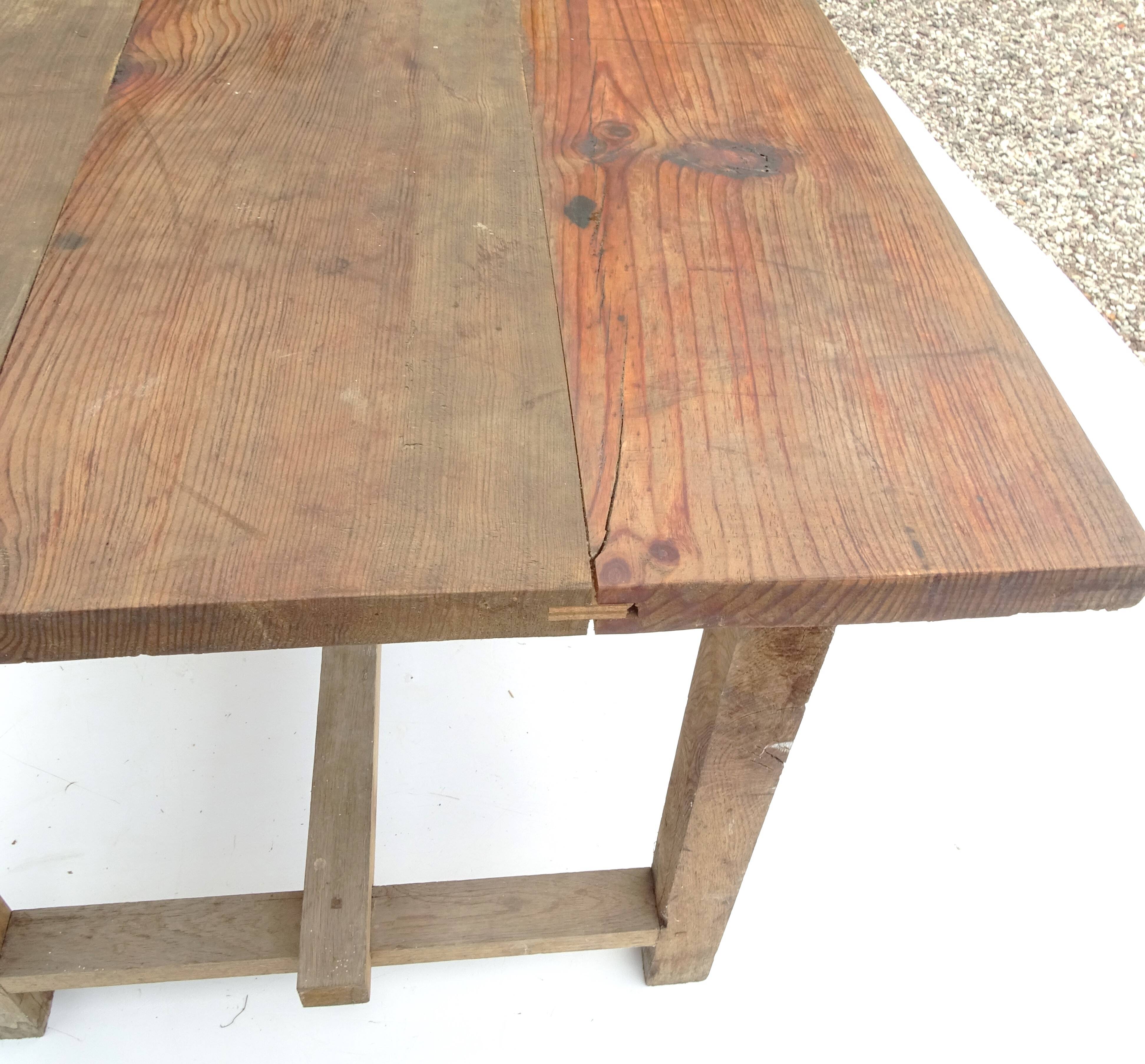 Table de ferme en bois massif