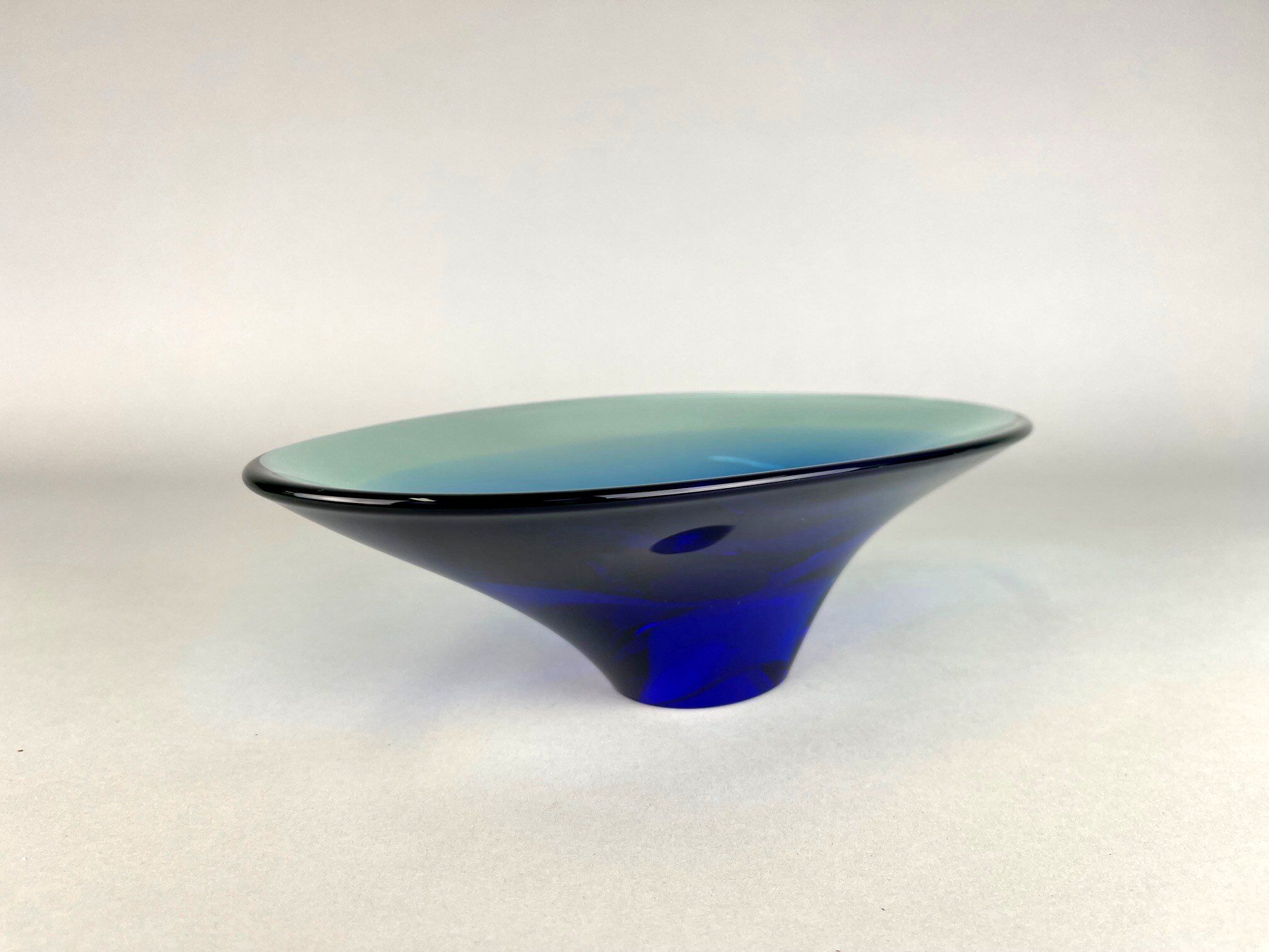 Art Glass Bowl by Miloslav Klinger, 1960's