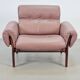 Vintage Teak Leather Armchair from Coja, Netherlands, 1960s