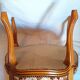 Fauteuil cabriolet ancien bergère chaise