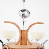 Art deco chandelier, Poland, 1960s