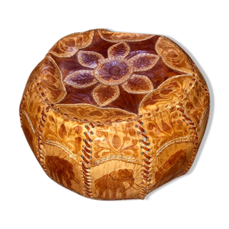 Vintage oriental pouf