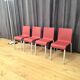 Set of four stackable .03 chairs designed by Maarten van Severen, Vitra, Sw
