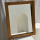 Small rectangular pine mirror 55x45