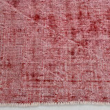 Pale red modern vintage rug