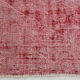 Pale red modern vintage rug