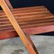 Vintage wood folding chair