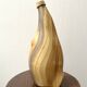 Vintage Vallauris Grandjean Jourdan imitation wood bottle