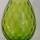 Vintage green glass vase