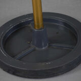 Vintage brass & metal coat stand by Jacques Adnet, France 1950s