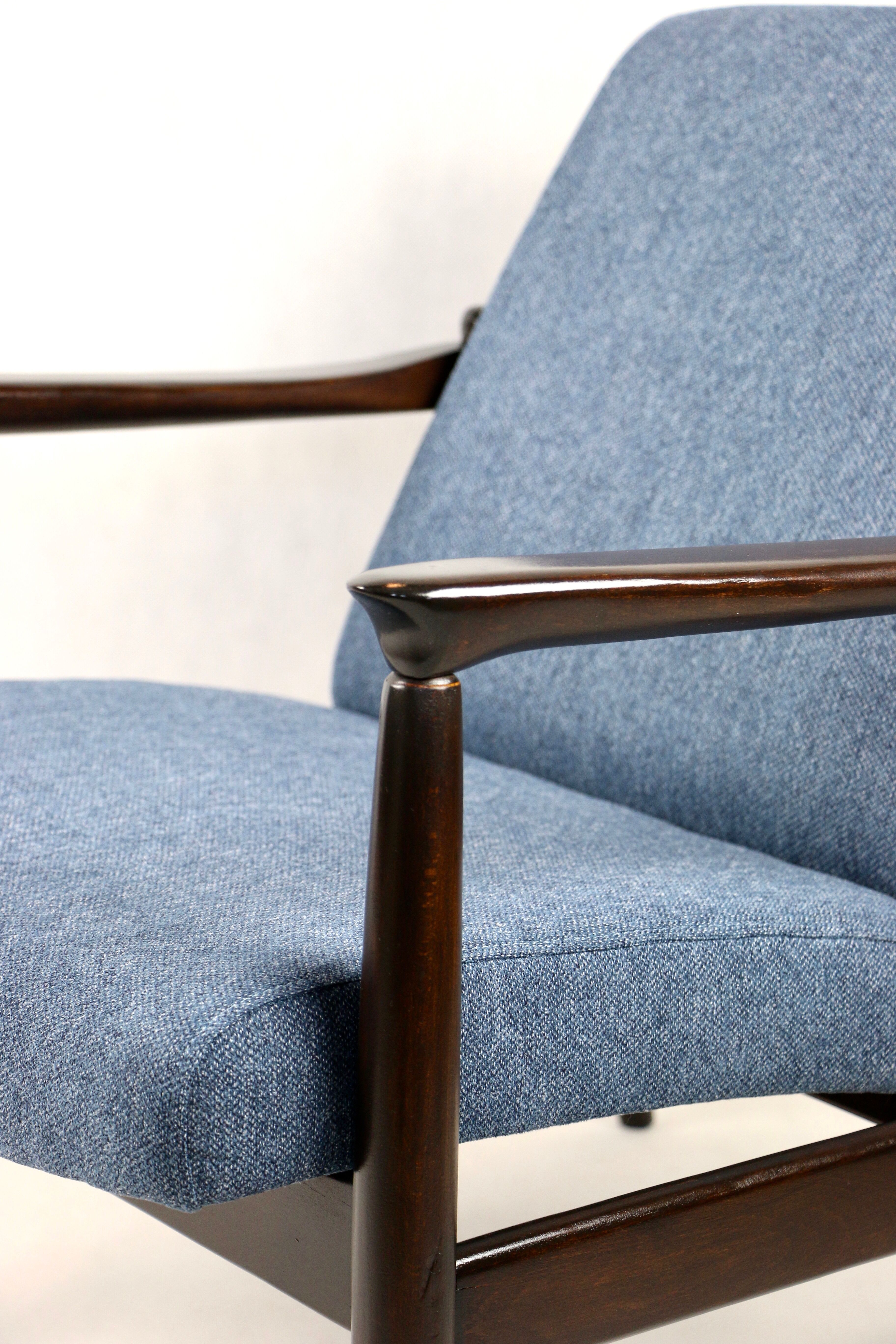 Blue Armchair by Edmund Homa, 1970s