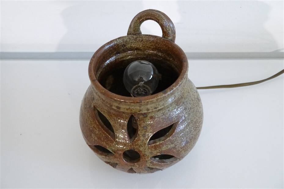 Ceramic lamp by Guy Baudat