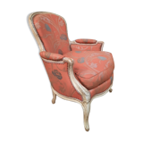 Bergere upholstered in Louis XV style