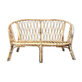 Vintage rattan sofa