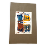 Gouache on paper