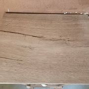 Renovated oak bedside table