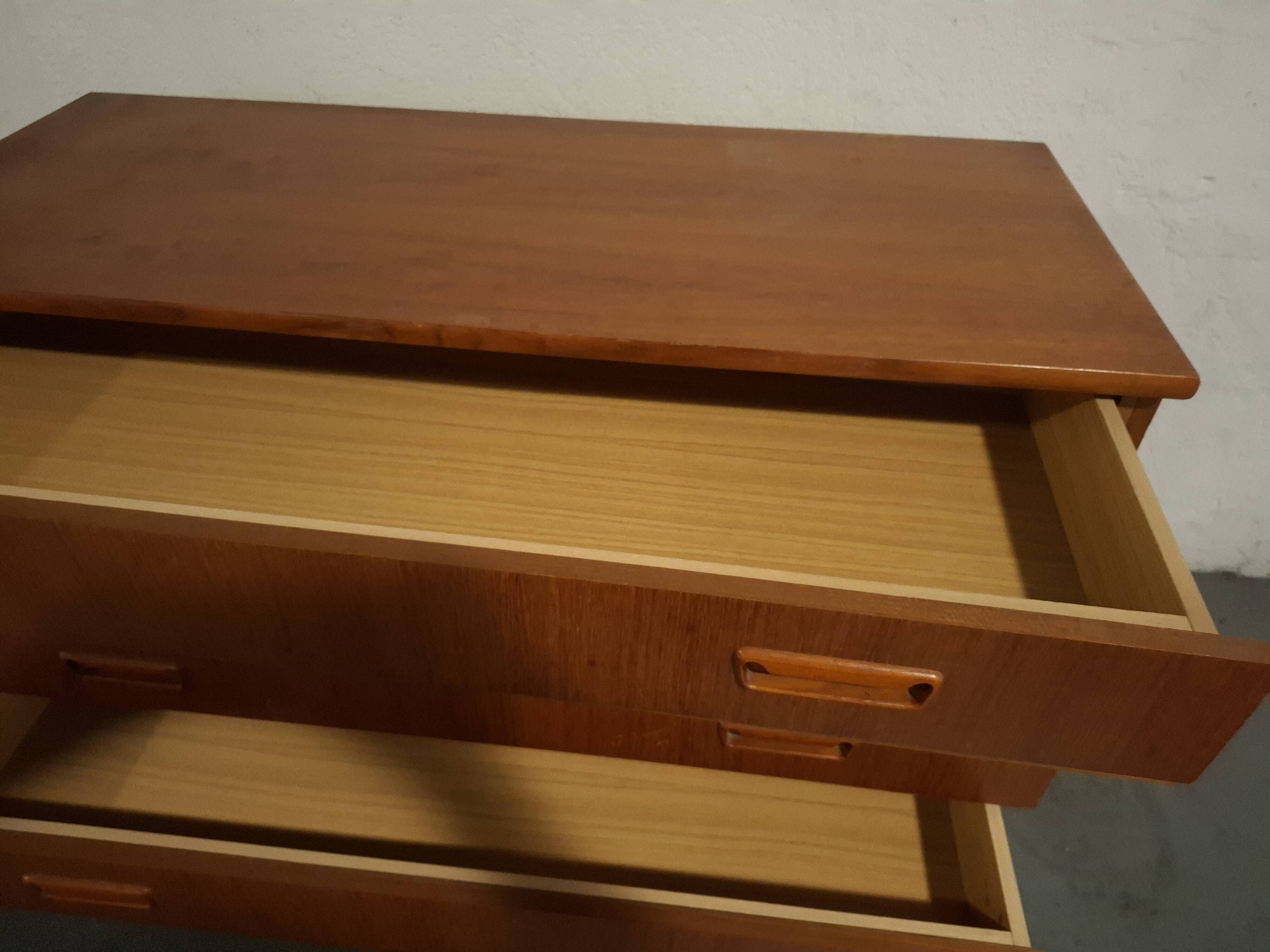 Scandinavian teak chest of drawers, 1960s design