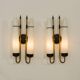 Italian mid century wall lights, set of 2
