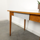 Vintage wooden dining table with formica top