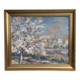 Signed painting Oil on canvas dimensions: height -55cm-width -63cm-
