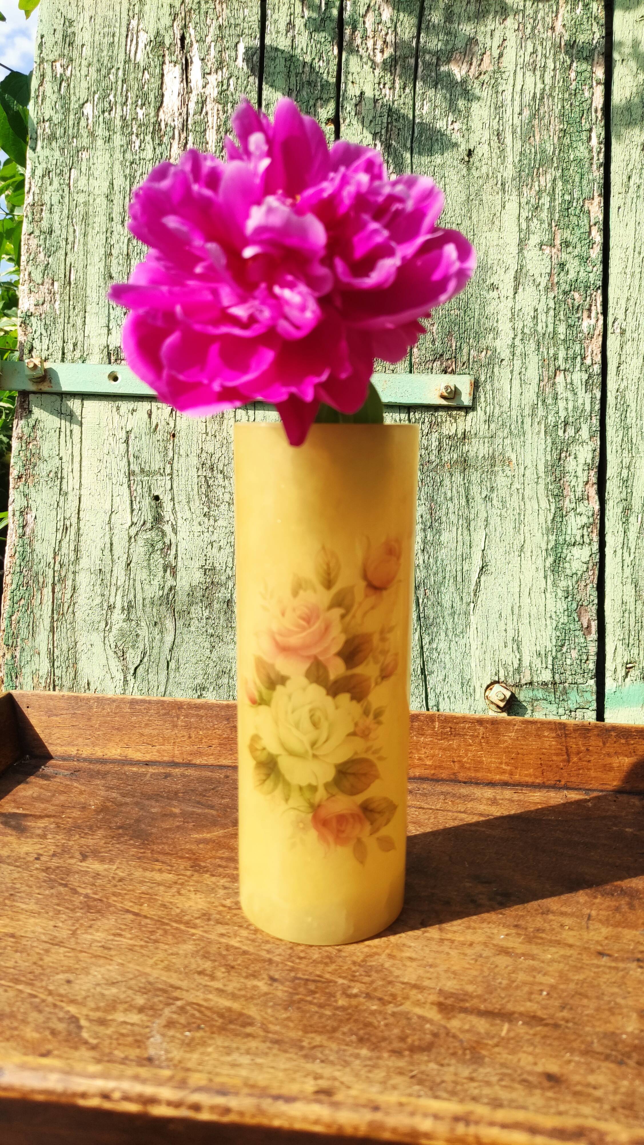 Vintage alabaster vase