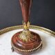 Ostrich Egg, Base in Brass and Brown Marble Empire Napoleon III H: 35cm
