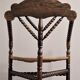 Chaise triangulaire hollandaise Bobbin Turners, années 1900.