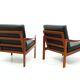 Lounge chairs by Illum Walkelsø for Niels Eilersen, 1960s