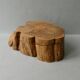 Boite en bois monoxyle, travail artisanal