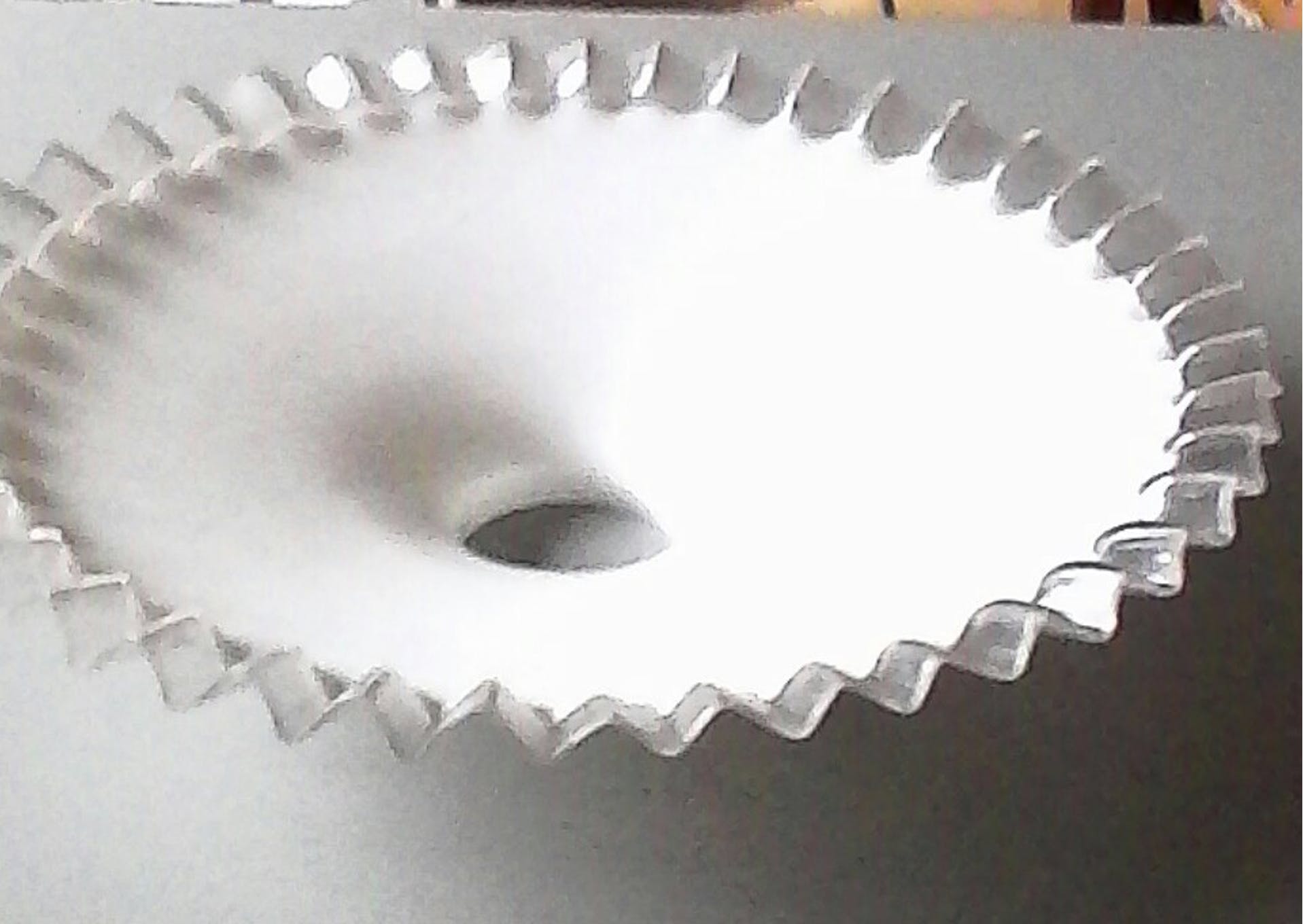 Vintage art deco lampshade